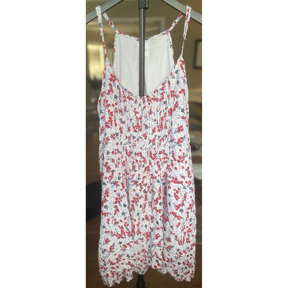 Time‎ and True Women's XL Sundress Floral Print Adjustable Spaghetti Straps
